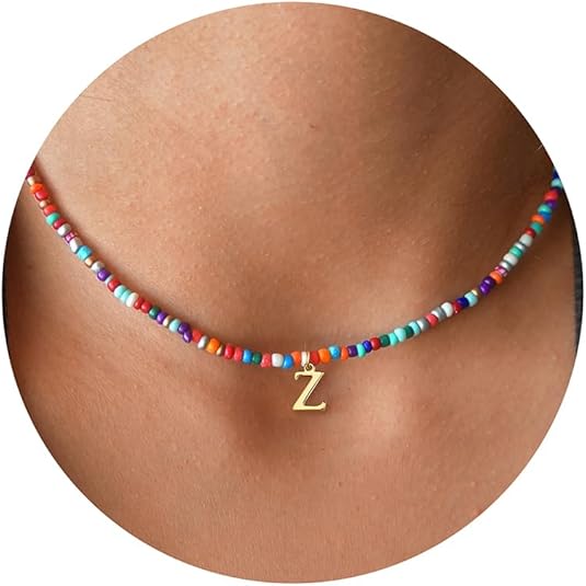 Colorful Letter Necklace