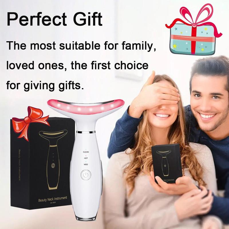 3 Color LED Face and Neck Therapy Massager