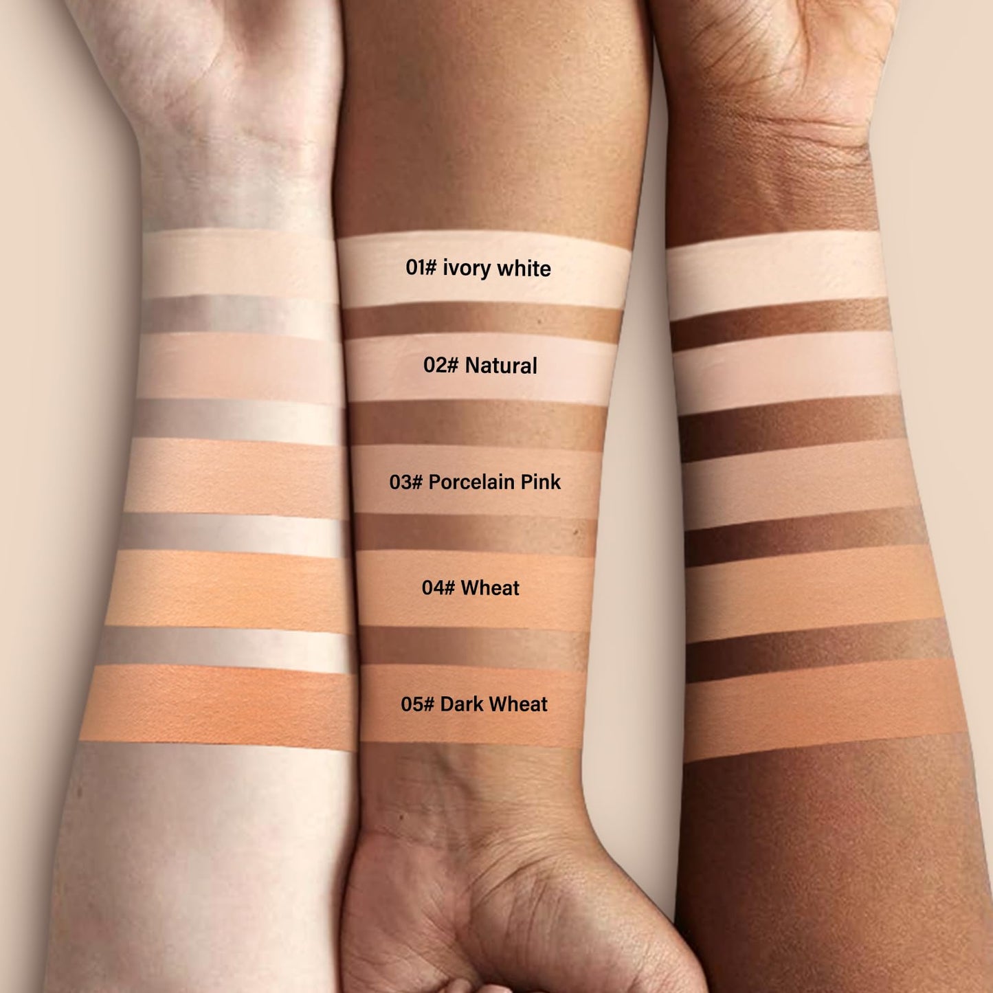 Dual-ended Eraser Foundation Stick
