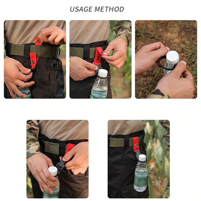 3 PCS Outdoor Water Bottle Holder Clips
