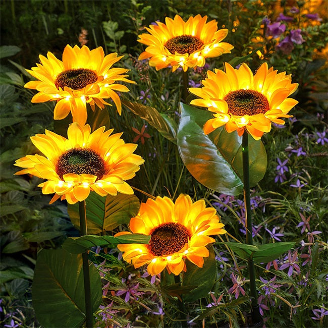 🔥Sunflower Solar Garden Stake Led Lights🌻