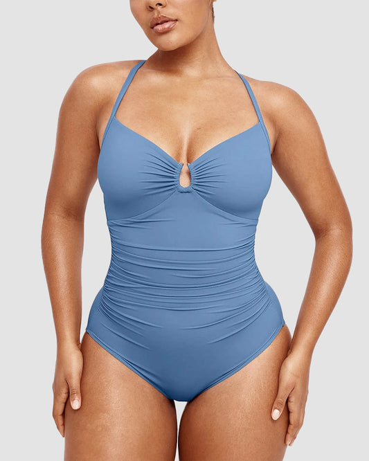 Smart Sculpt U-Ring Cut Out Shaping Swimsuit👙