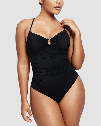 Smart Sculpt U-Ring Cut Out Shaping Swimsuit👙