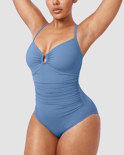 Smart Sculpt U-Ring Cut Out Shaping Swimsuit👙