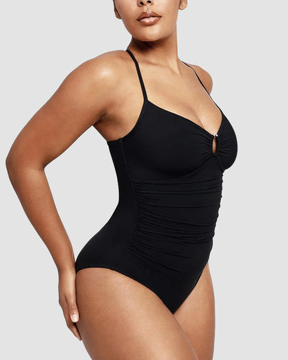 Smart Sculpt U-Ring Cut Out Shaping Swimsuit👙