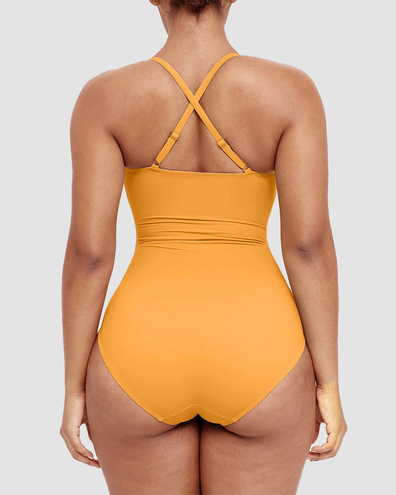 Smart Sculpt U-Ring Cut Out Shaping Swimsuit👙