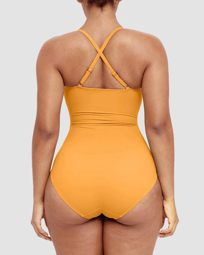 Smart Sculpt U-Ring Cut Out Shaping Swimsuit👙
