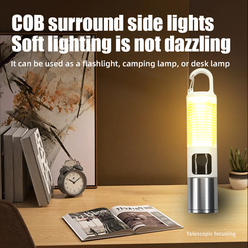 SKYFIRE LED Rechargeable Flashlight with Ambient Light
