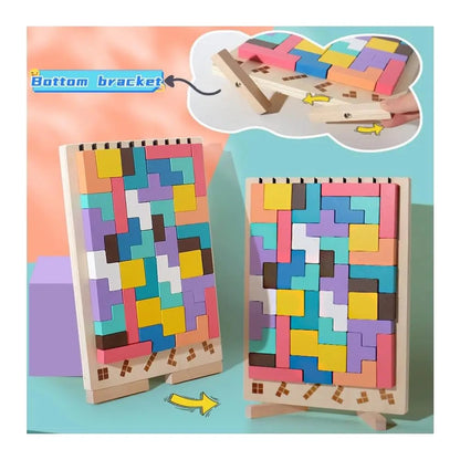 Wooden Stacking Game - Promotes Logic🧠