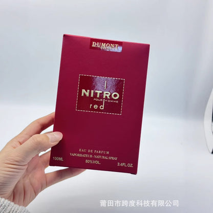 🔥Dumont Nitro Red For Men 3.4 Oz Eau De Parfum Spray