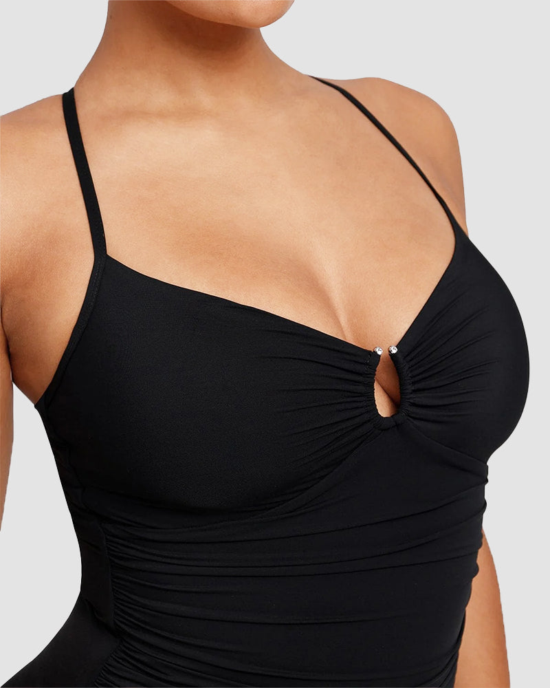 Smart Sculpt U-Ring Cut Out Shaping Swimsuit👙