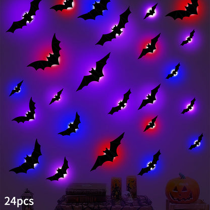 3D Bat Light Design LED Decorations🦇🎃