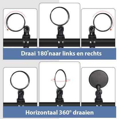 Safe 360° Rearview Mirror for Cyclists🚲