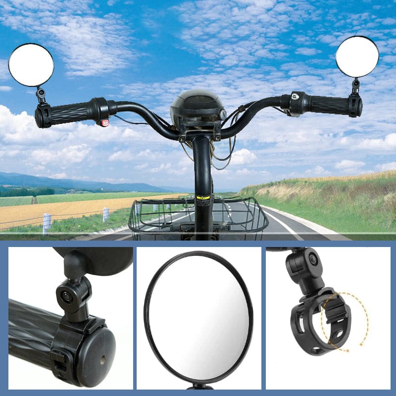 Safe 360° Rearview Mirror for Cyclists🚲