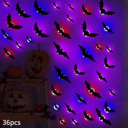 3D Bat Light Design LED Decorations🦇🎃