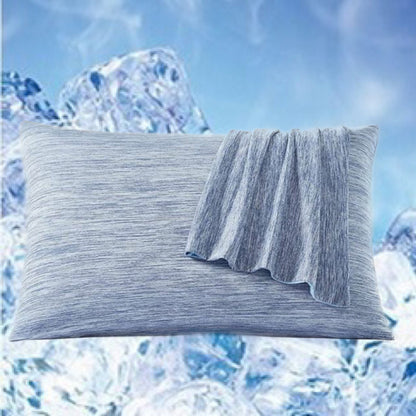 🔥LAST DAY 49% OFF - ❄️Cooling Pillow Cases for Spring Hot Sleepers Q-Max 0.5 Breathable Soft Pillowcase for Relaxation Soothing