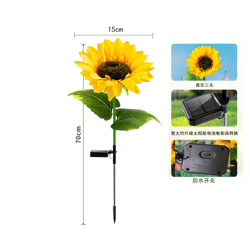 🔥Sunflower Solar Garden Stake Led Lights🌻