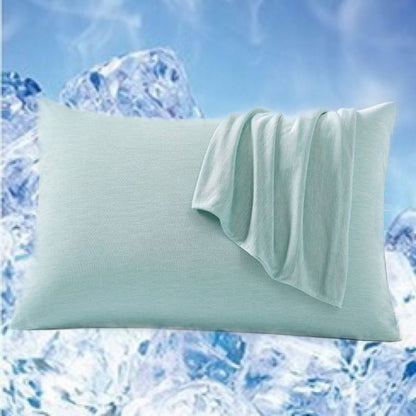 🔥LAST DAY 49% OFF - ❄️Cooling Pillow Cases for Spring Hot Sleepers Q-Max 0.5 Breathable Soft Pillowcase for Relaxation Soothing
