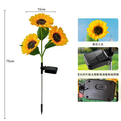 🔥Sunflower Solar Garden Stake Led Lights🌻