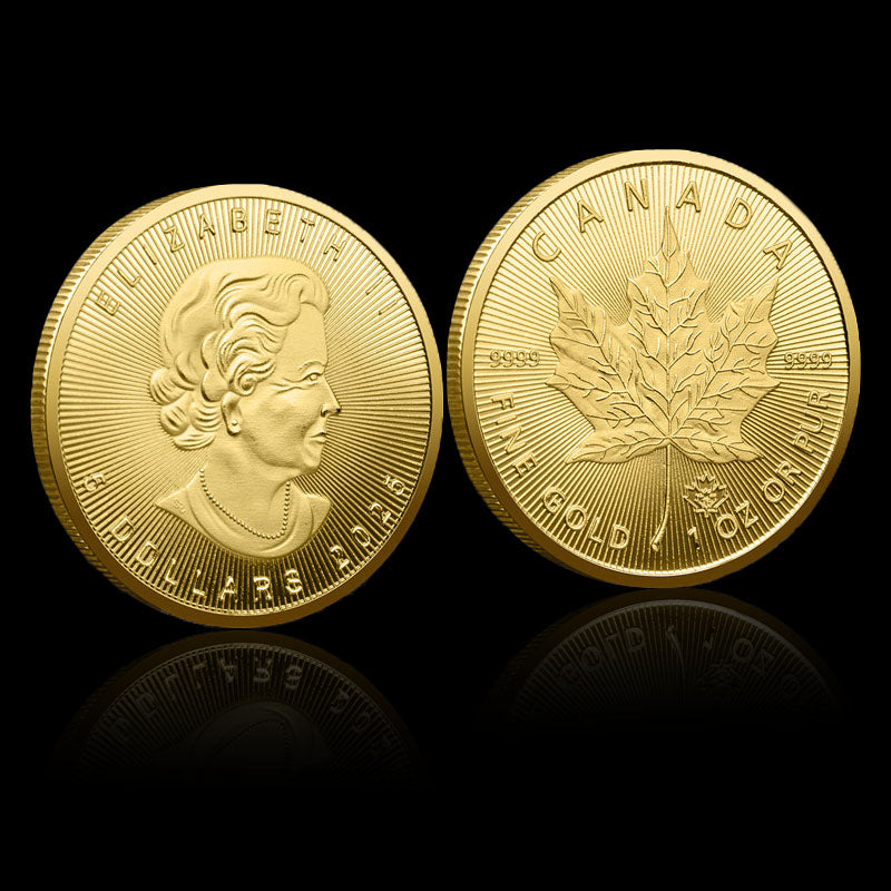 Canada Maple Leaf -1 Troy Ounce .9999 Gold Coin(Random year)