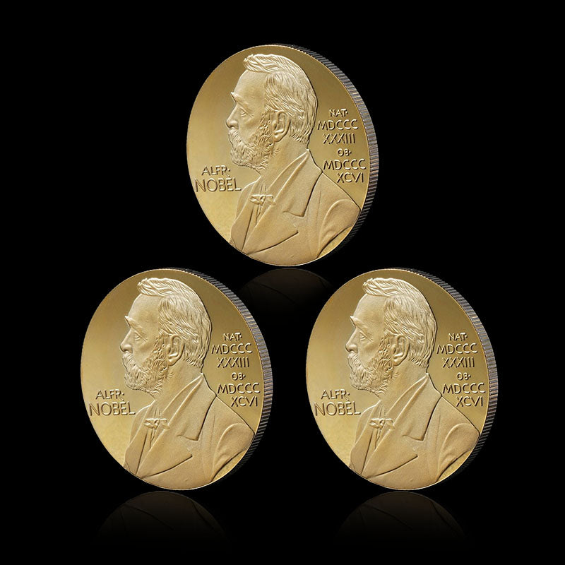 Alfred Bernhard Nobel Cold Coin