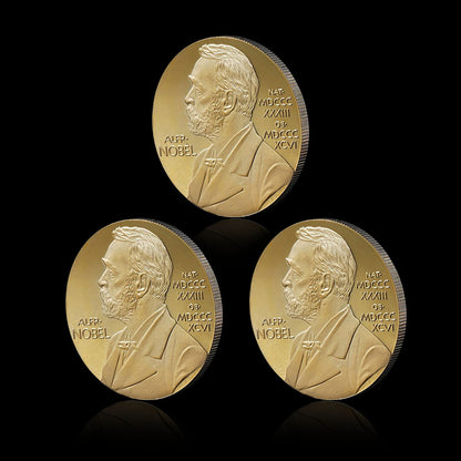 Alfred Bernhard Nobel Cold Coin
