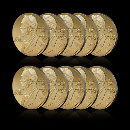 Alfred Bernhard Nobel Cold Coin