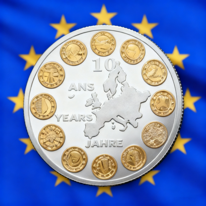 EU 10th Anniversary Commemorative Coin