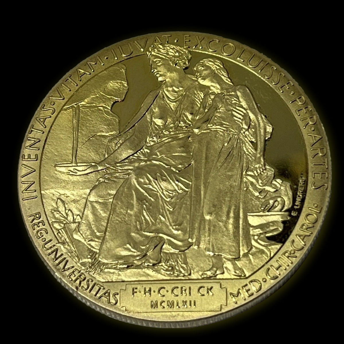 Alfred Bernhard Nobel Cold Coin