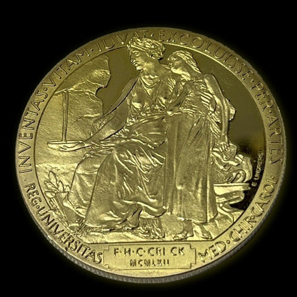 Alfred Bernhard Nobel Cold Coin