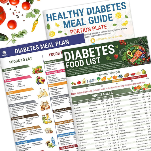 🎁Diabetes Food List & Meal Planner🧁🍫🍬🍭