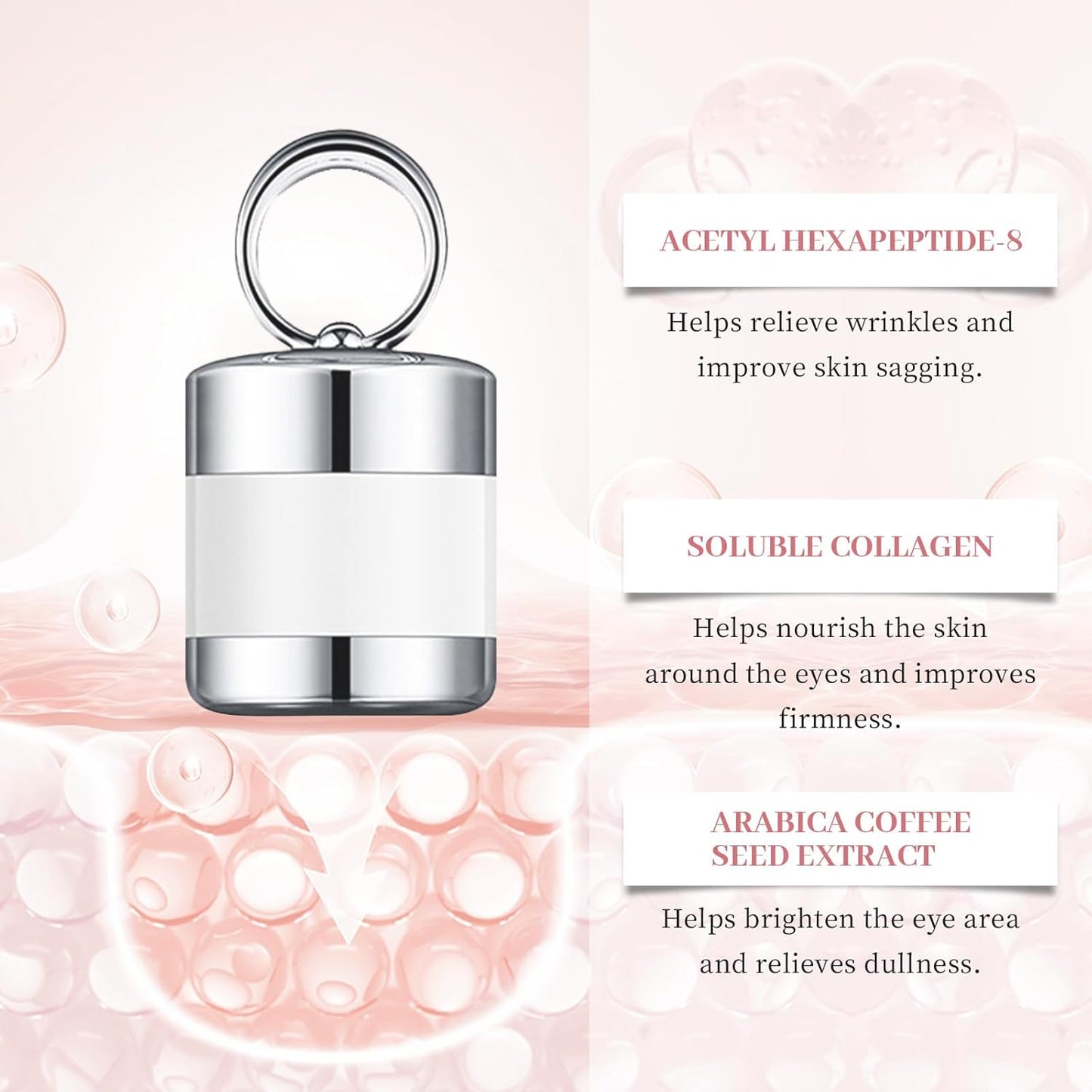 🔥✨Electric Massage Eye Cream💥❤️Firm and Smooth of Fine Lines, Eye Treatment and Care, Caffeine Revive Eye Cream,  Skincare ✨ 💧
