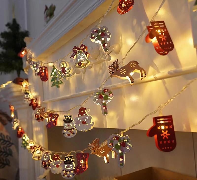3M Christmas LED Decorative Light with Iron Design
