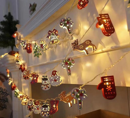 3M Christmas LED Decorative Light with Iron Design
