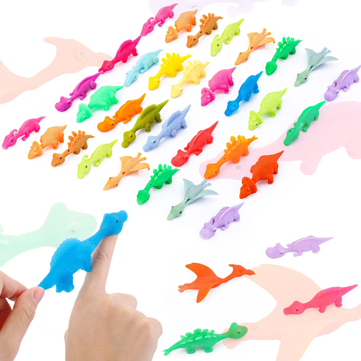 🌲EARLY CHRISTMAS SALE🦖🎁Slingshot Dinosaur Finger Toys💚🧡