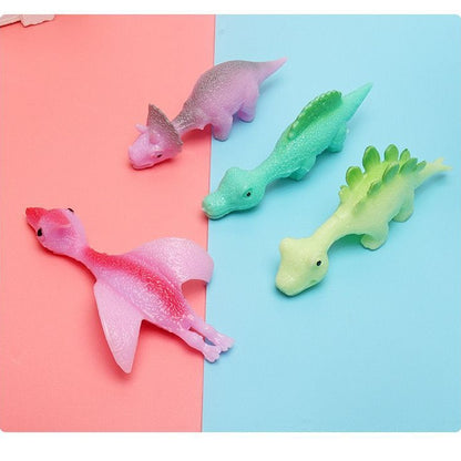 🌲EARLY CHRISTMAS SALE🦖🎁Slingshot Dinosaur Finger Toys💚🧡