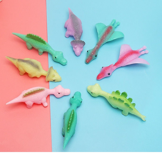 🌲EARLY CHRISTMAS SALE🦖🎁Slingshot Dinosaur Finger Toys💚🧡