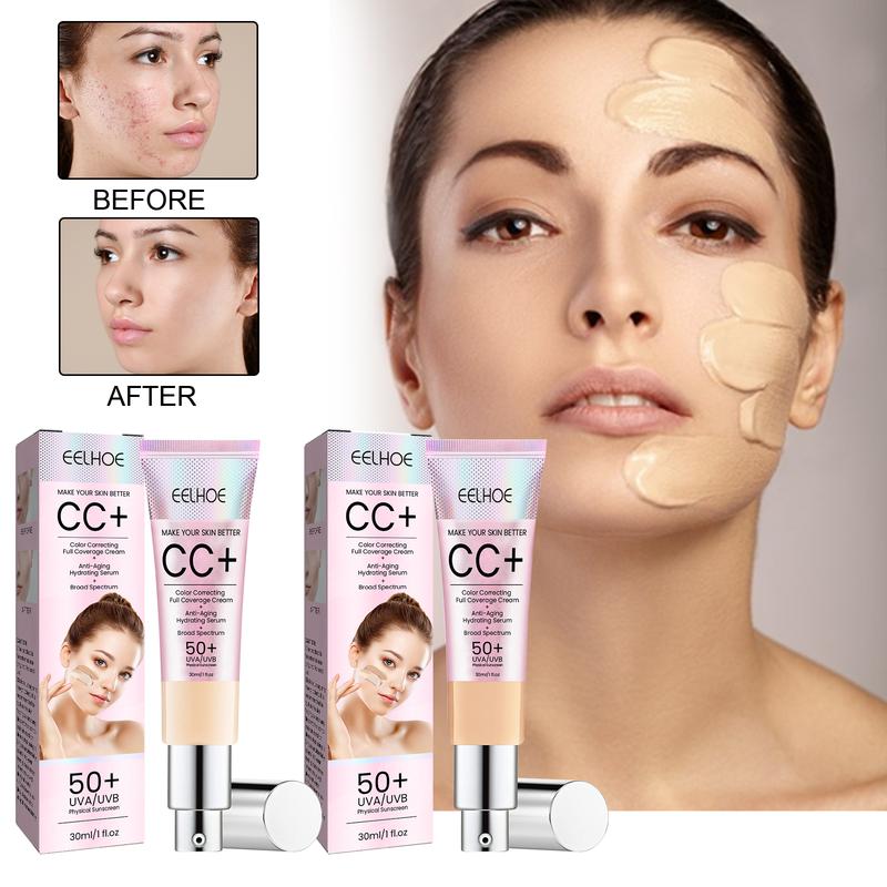 🔥Last Day Discount 49% Off - CC+ Cream Illumination SPF50 w/ Luxe Brush Makeup