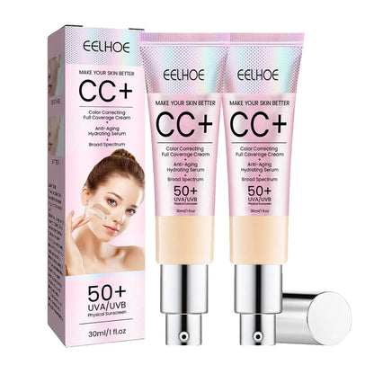 🔥Last Day Discount 49% Off - CC+ Cream Illumination SPF50 w/ Luxe Brush Makeup