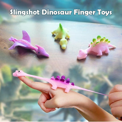 🌲EARLY CHRISTMAS SALE🦖🎁Slingshot Dinosaur Finger Toys💚🧡