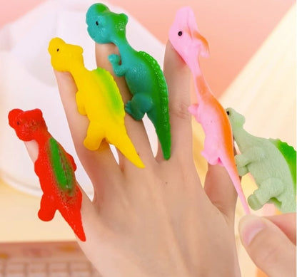 🌲EARLY CHRISTMAS SALE🦖🎁Slingshot Dinosaur Finger Toys💚🧡