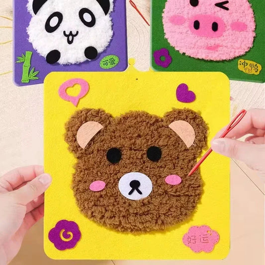 DIY Embroidery Doll Set