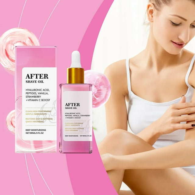 🔥Limited Time Discount-49% Off🔥🍓Strawberry After Shave Oil – Soothing, Hydrating & Gentle for Smooth Skin (90ml)🔥