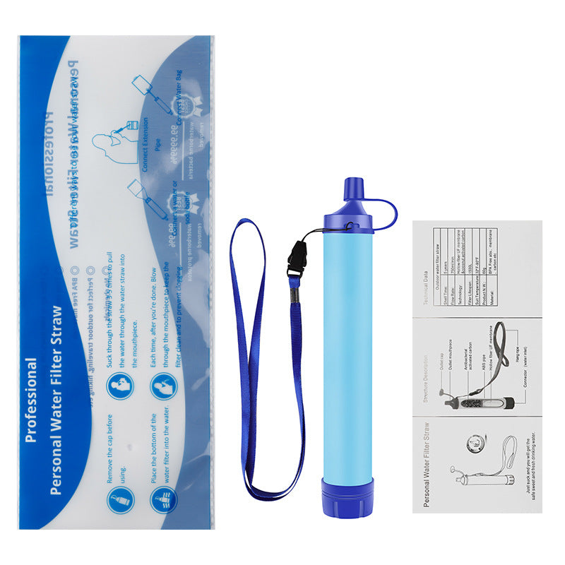 💧Portable Water Filter Straw 🧺Outdoors Water Purifier for Camping, Hiking, Survival, Emergency, Travel