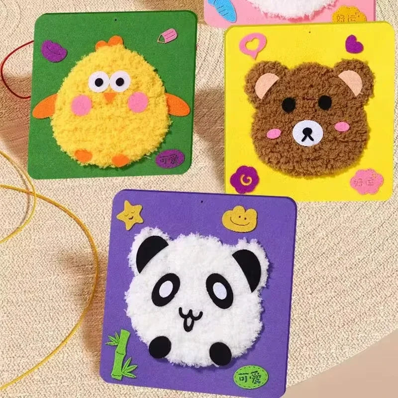 DIY Embroidery Doll Set