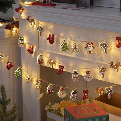 3M Christmas LED Decorative Light with Iron Design