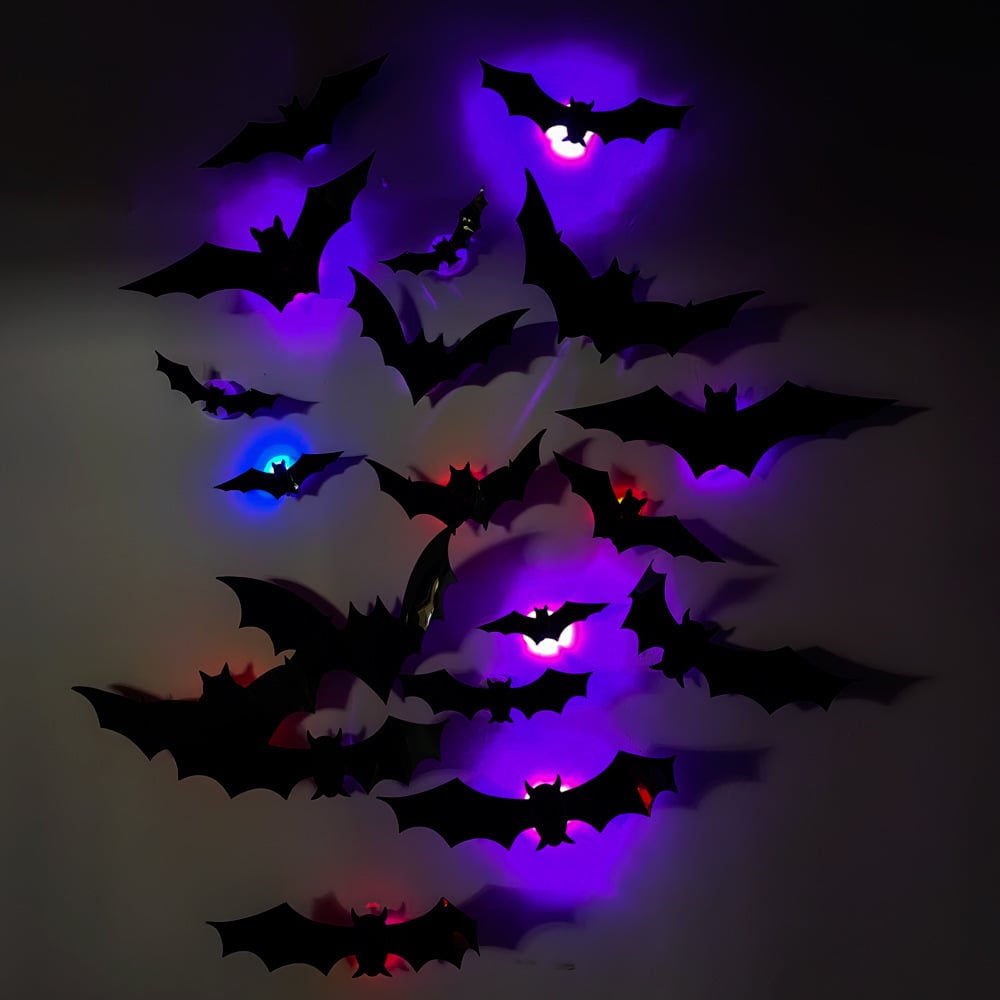 🎁🔥 3D Bat Light Design LED Decorations