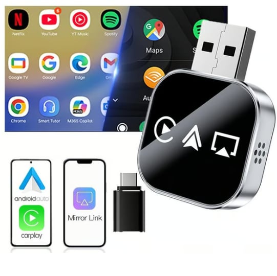 3-in-1 Wireless CarPlay Adapter🚗