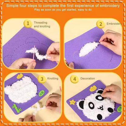DIY Embroidery Doll Set