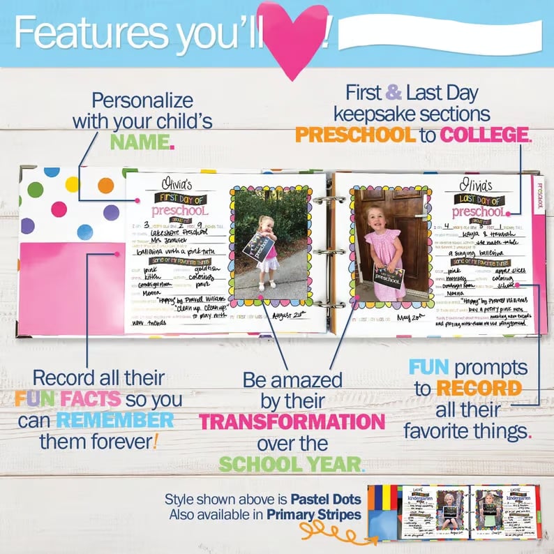🎉🎈Children's Day Special: 📚Easiest School Days Memory Album